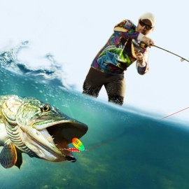 Spinner Baits | Hard Metal Jig Spinner Baits Kits - Lures Gear Jigs with Bright Colors for Water Walleye Lake Sea Catfish Pike Crappie Fisherman