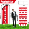 Buryeah Entrance Banner Sign Kit with Enter Here Yard Sign