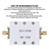 Fyearfly Band Stop Filter, 88-108M Anti-FM Interference CNC Aluminum Alloy