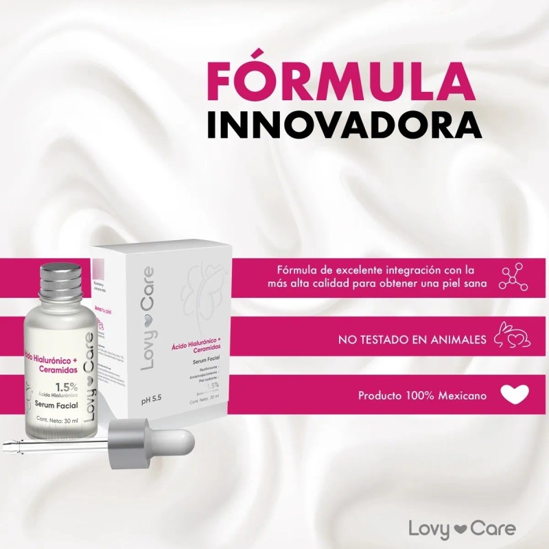 Sérum Facial Ácido Hialurónico + Ceramidas