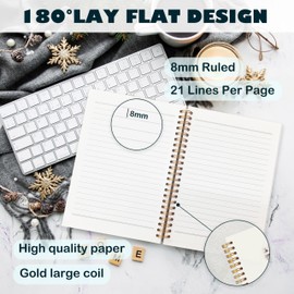 BearCake small Christian Notebook,Christian Notebook for Women,Christian floral Notebooks,morning journal,His Mercies are New Every Morning,Bible journaling Notebook 5.5x8.3