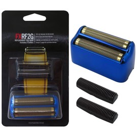 Xspeedonline Replacement Shaver Foil Double Foil Head with 2X Cutters for PRO FXRF2G - Blue