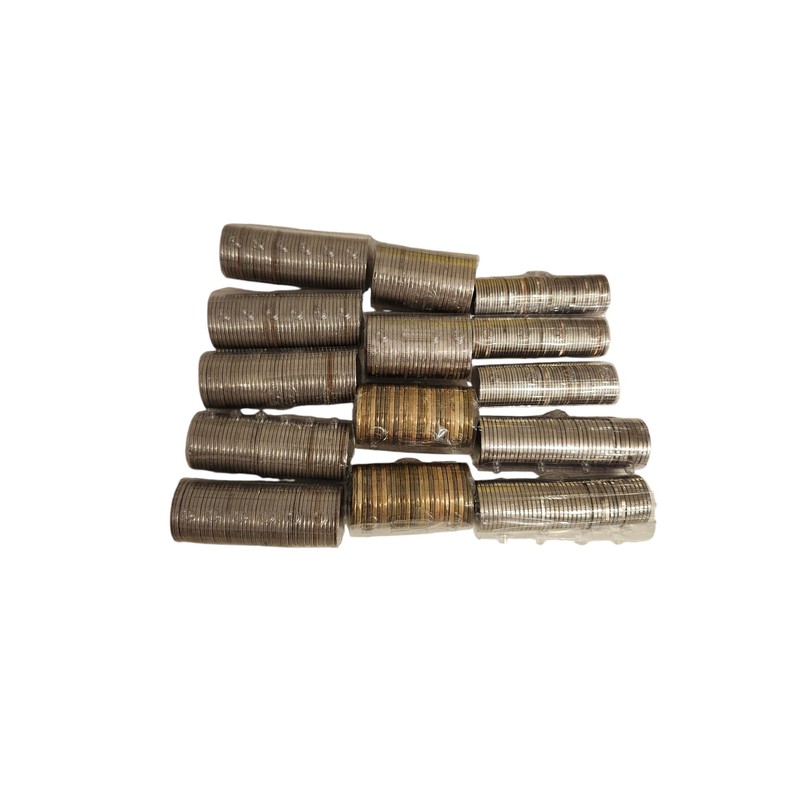 Combo Pack Coin Wrappers, 25 Pieces: 5 x 5¢, 5