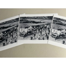 RMS TITANIC'S ANCHOR BEING TRANSPORTED BY 20 DRAFT HORSES REPRINT