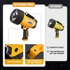 FORTO Rechargeable Spotlight, 200000 Lumens Handheld Spot Light with Foldable