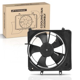 A-Premium Engine Radiator Cooling Fan Assembly Compatible with Select Honda Models - Fit 2007-2008 - Replace# 19015RMEA51, 38611RCAA01