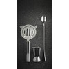 Viners Barware Collection Accessory Set, Stainless Steel, Silver, 29.9 x