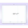 9-1/2 x 7" 1 Part Continuous Paper with Extra Vertical