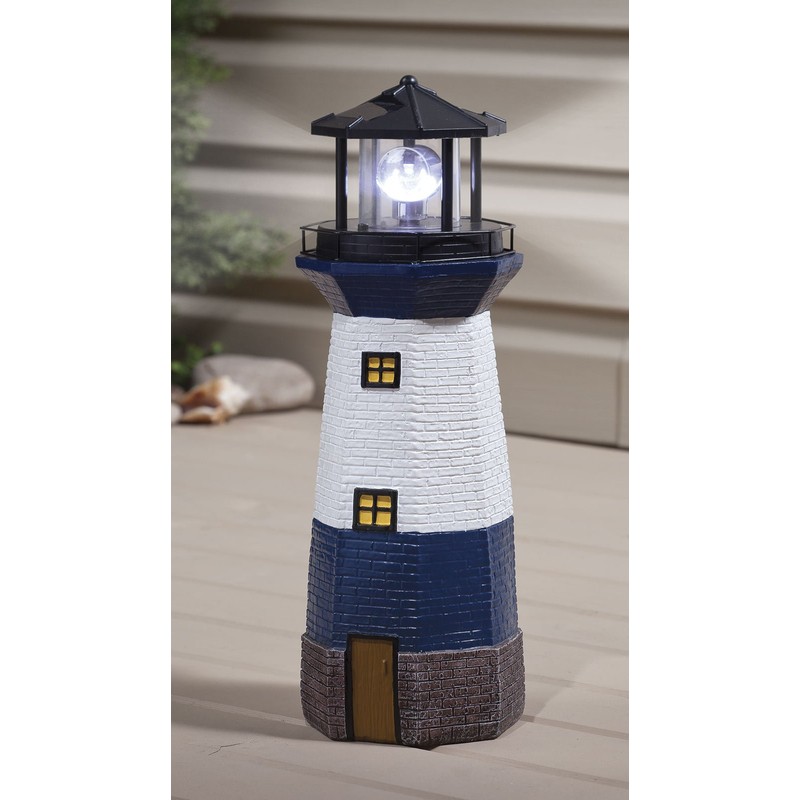 Miles Kimball Solar Lighthouse by Maple Lane CreationsTM- Rotating LED