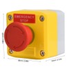 Red Sign Emergency Stop Push Button Switch IP65 Waterproof SP