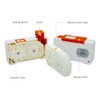 Fibre Optic Cleaning Box for 1.25 mm/2.5 mm, Single and