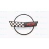 AUTO 2PC 1984-1996 C4 Corvette Black Front Nose Hood Rear