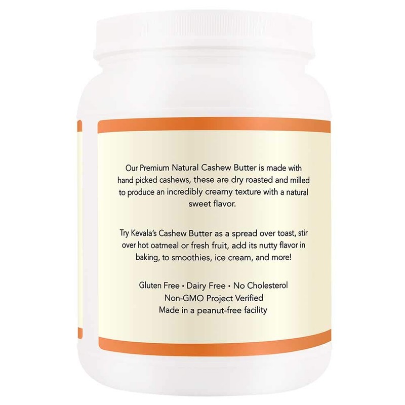 Kevala Cashew Butter - 3.5 lb - 1587 g –