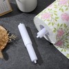 Adorainbow トイレットペーパーローラー 交換用 芯 2本セット プラスチック製 スプリング式 伸縮式紙ローラー シャフト 取替え