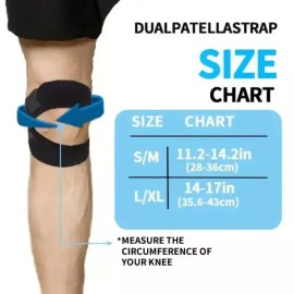 개 스포츠 무릎 보호대 이중 슬개골 건 스트랩 브레이스 패드 오픈형 랩 밴드 피트니스용 Knee Protection Double Patella Strap Brace Pad Open Type Wrap Band for Sports Fitness