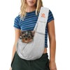 Tomkas Small Dog Sling Carrier - Zipper Pocket & Adjustable