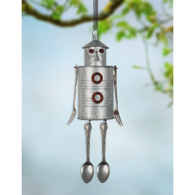 Sunset Vista Designs 14378 Small Tin Man Bouncy Hanging Decoration,12x4