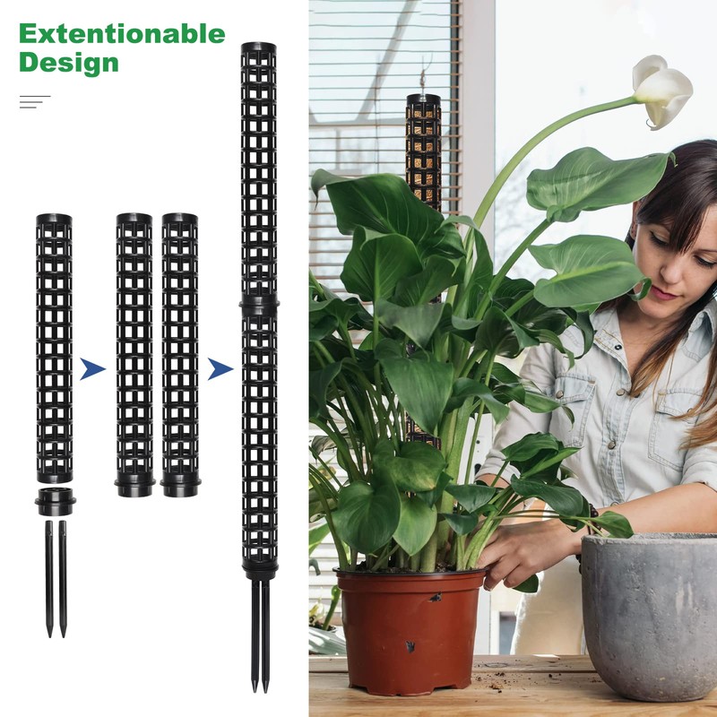 LangRay Moss Pole for Climbing Plants Monstera, Indoor Plant Supports,