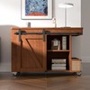 4FT Super Mini Cabinet Small Sliding Barn Door Hardware Track