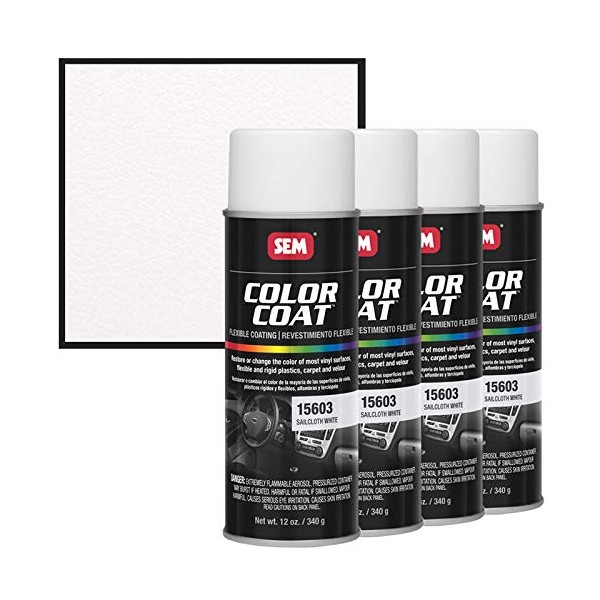 SEM 15603, Sailcloth White, Color Coat Vinyl Paint