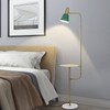 Hsyile Contemporary Modern Creative Floor Lamp with a Table,Suitable for