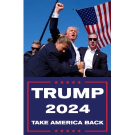 trump 2024 yard signs plastic 10 signs 10 stakes