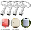 Tarocat Set of 4 square keys, mandrel key, square key,
