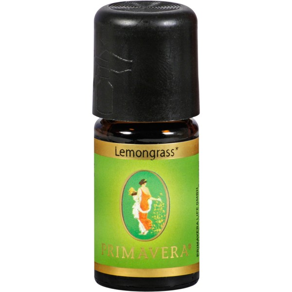 PRIMAVERA Lemongrass bio 100% naturreines Ätherisches Öl, 5 ml ätherisches Öl