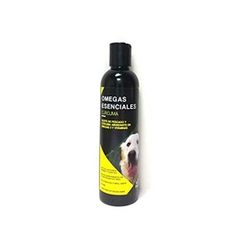 SPM Aceite de pescado y Cúrcuma orgánica 100% natural para perros y gatos, suplemento líquido abundante en Omega 3 especializada en la Movilidad y man
