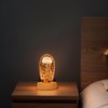 Bituulor Battery Power 4 inch Wood Light Base Display Stand