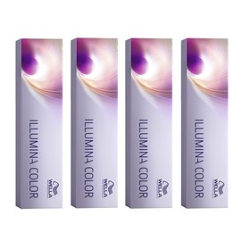 4 Wella Professionals Illumina Color, 10/69 Light Blonde Violet Cendre, 60 ml
