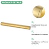 M METERXITY Brass Sheet Roll, 39"x 8"x 0.0011"(LxWxT) Metal Foil