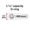 Office Depot® Brand Heavy-Duty View 3-Ring Binder, 1 1/2" D-Rings,