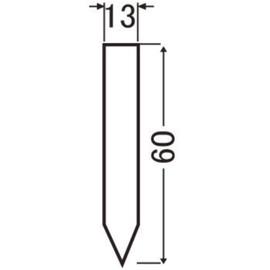Yamato Plastics Flower Labels (100 pieces) 2.4 inches (6 cm)