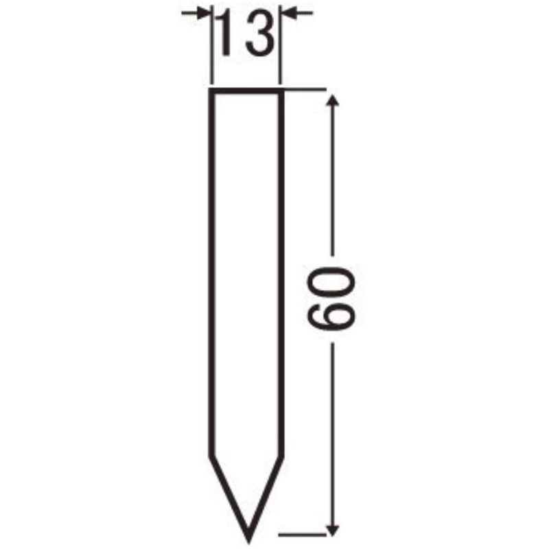 Yamato Plastics Flower Labels (100 pieces) 2.4 inches (6 cm)