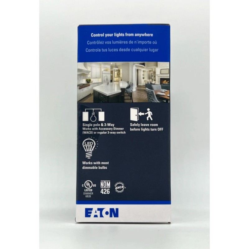 Eaton (case of 4) Eaton WFD30-C2 Wi-Fi Smart Universal Dimmer