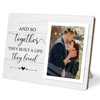 KLYTINK Wedding Picture Frame, Engagement Gifts for Couples, Wedding Gifts