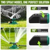 360° Rotating Lawn Sprinkler System for Efficient Watering