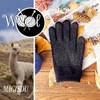 MAGISDU Alpaca Wool Winter Gloves Men Women Touch Screen Mittens