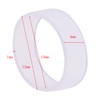 ONLYKXY 100 Pieces 10mm ID 12mm OD Clear Silicone Cable