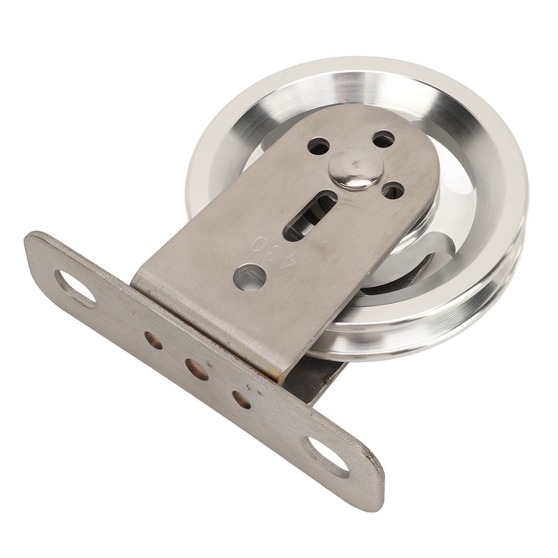 Gym Pulley Blocks Wall Mount Fixed Pulley Wheel Rotation 360