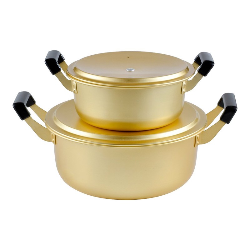 Wahei Freiz Homian RA-9700 Double-Handed Pot, Aluminum Pot, 7.9 inches