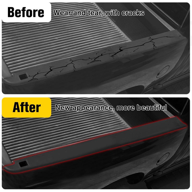 HSUTVXPRO 5.7ft Truck Side Bed Rail Caps for Dodge Ram
