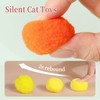 OundarM 100PCS 1.2"/3cm Cat Toy Balls and 1 Cat Ball