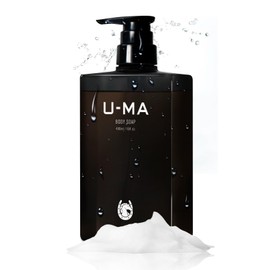 U-MA Body Soap, 16.2 fl oz (480 ml), Men's, Body Odor, Elderly Odor, Sebum, Underarm Sweat, Made in Japan