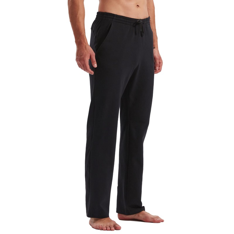 Willit Men's Cotton Yoga Sweatpants Exercise Pants Open Bottom Athletic