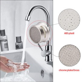 Pack of 6 Aerators, Tap Strainer Insert, Aerator, Mixing Nozzles with Filters, M24 Copper Filters with External Wires, M22 Copper Filters with Inner Wires ABS Wrench, for Taps