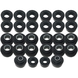 Body Mount OE Style Rubber Bushing and Hardware Kit Compatible with Chevelle Convertible 1964-1967