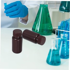 MAGICLULU 6pcs Laboratory Reagent Bottles Sample Containers for Liquid Storage Sealing and Packaging Lightweight for Various Environments