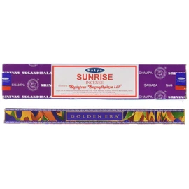 Satya Sai Baba Sunrise Nag Champa Incense Sticks (15 sticks)